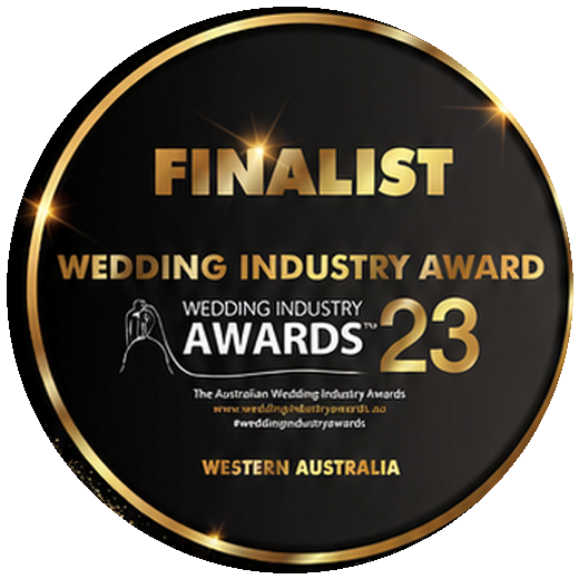 Finalist 2023 — Wedding Industry Awards, Western Australia