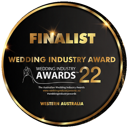 Finalist 2022 — Wedding Industry Awards, Western Australia