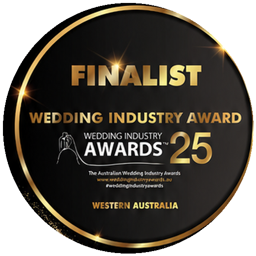 Finalist 2025 — Wedding Industry Awards, Western Australia